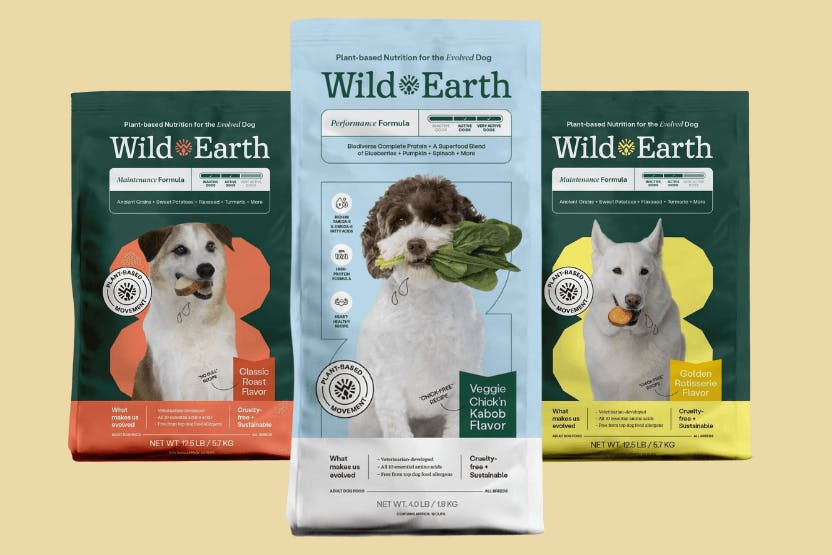 Blue earth dog store food