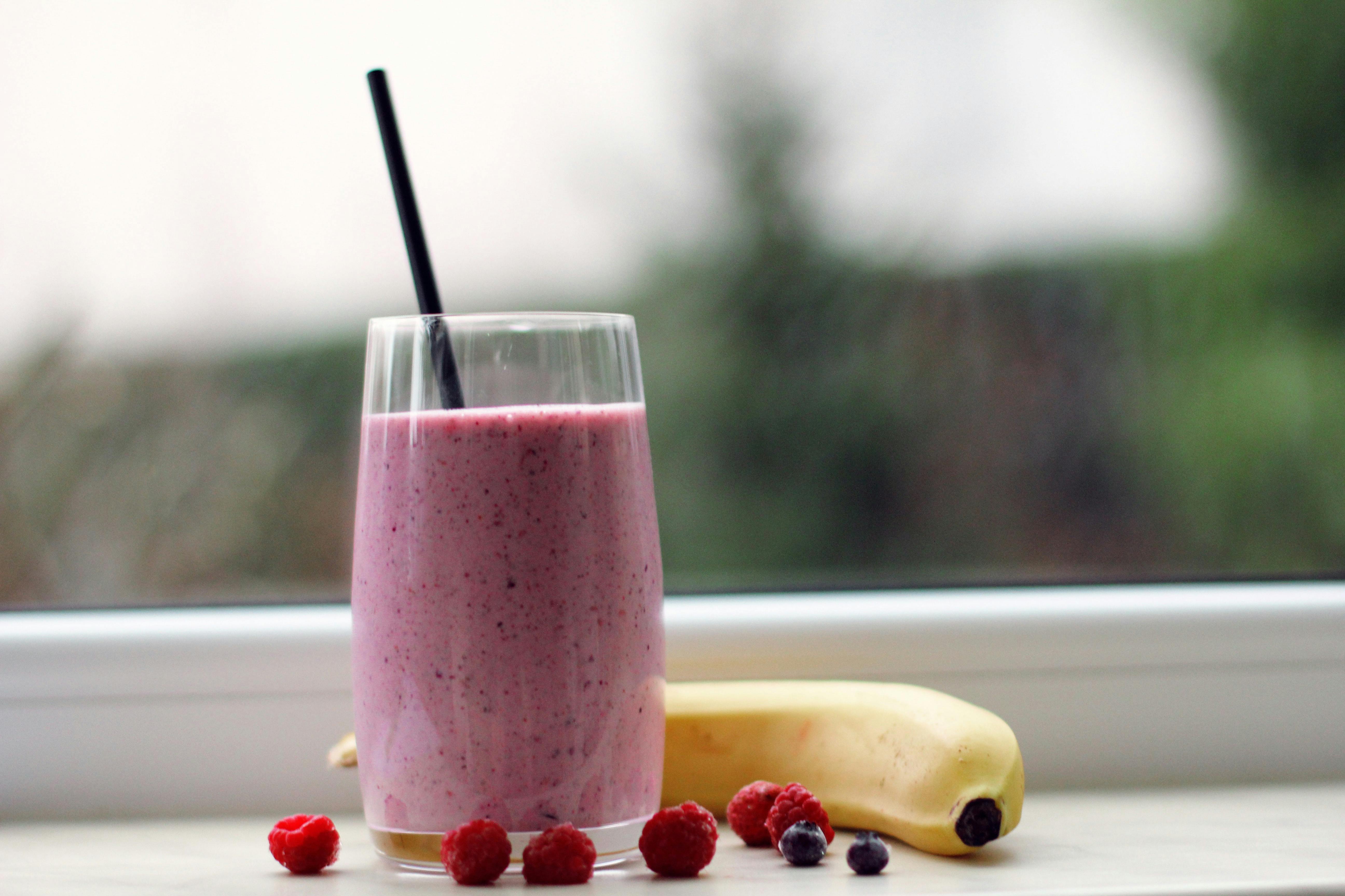 Raspberry-Banana Recovery Smoothie